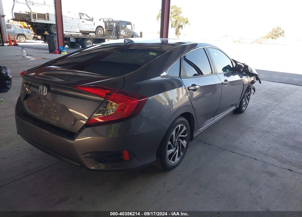 2018 HONDA CIVIC EX VIN: 2HGFC2F76JH537391