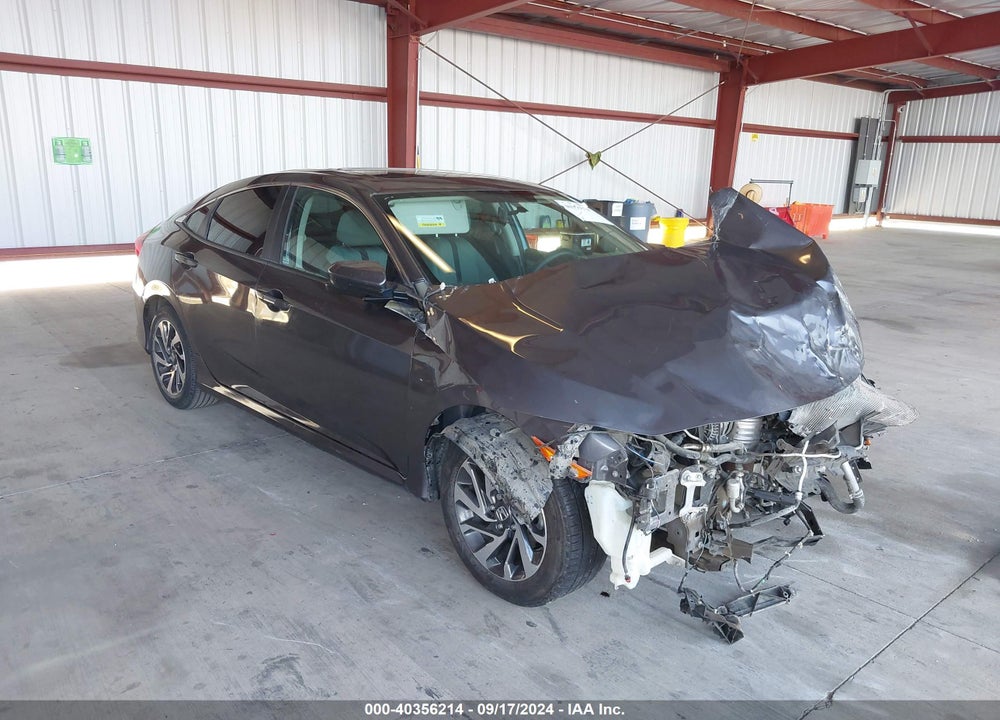 2018 HONDA CIVIC EX VIN: 2HGFC2F76JH537391