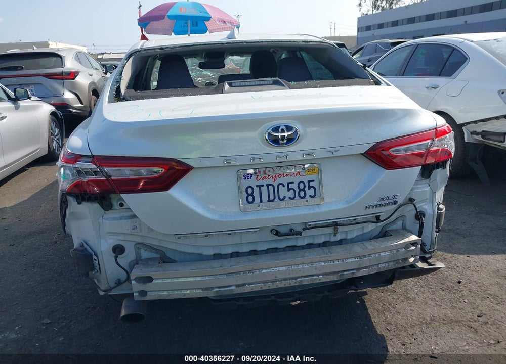 2020 TOYOTA CAMRY XLE HYBRID VIN: 4T1F31AK0LU542473