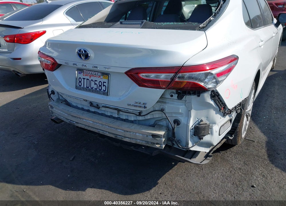 2020 TOYOTA CAMRY XLE HYBRID VIN: 4T1F31AK0LU542473