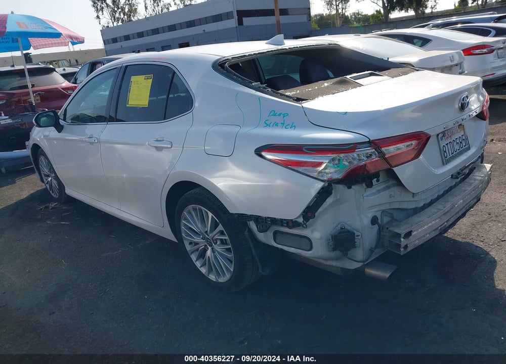 2020 TOYOTA CAMRY XLE HYBRID VIN: 4T1F31AK0LU542473