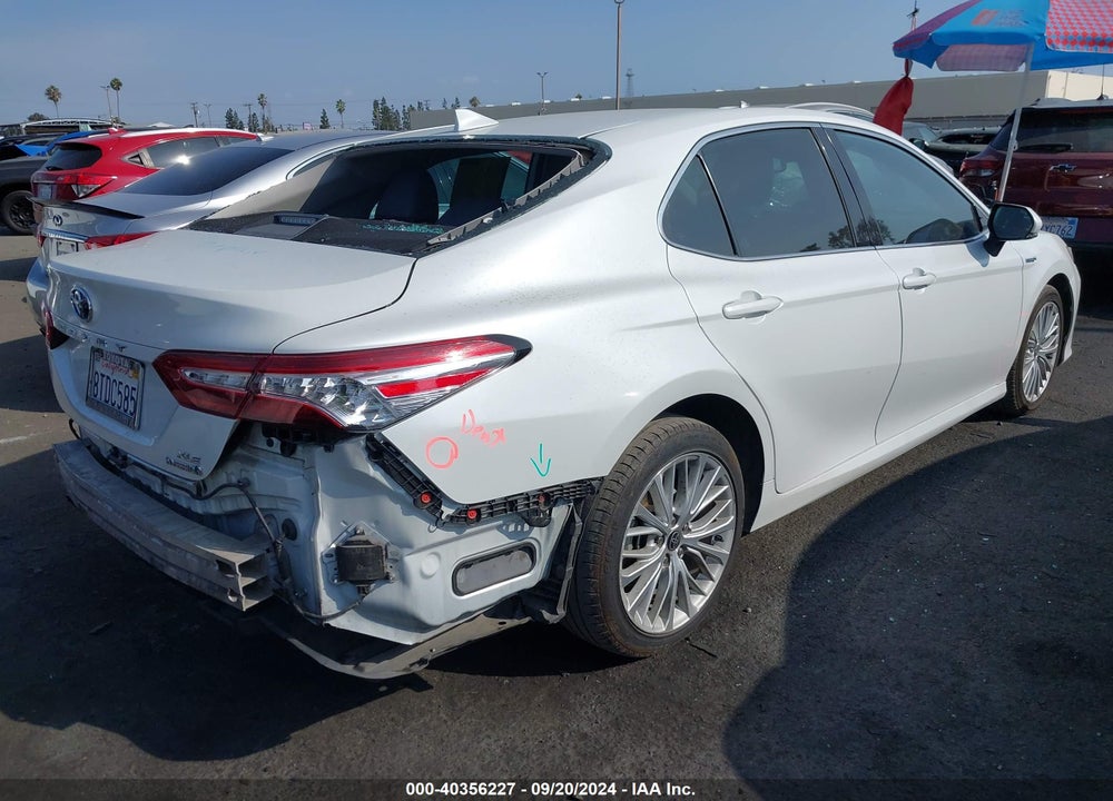 2020 TOYOTA CAMRY XLE HYBRID VIN: 4T1F31AK0LU542473