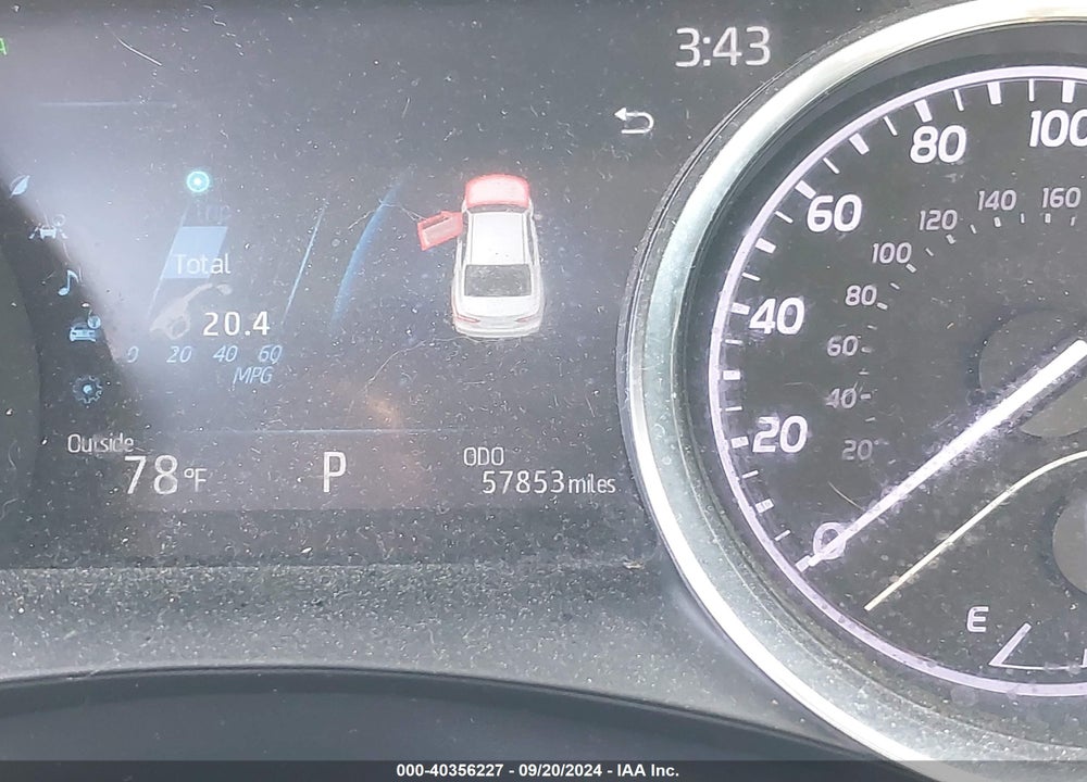 2020 TOYOTA CAMRY XLE HYBRID VIN: 4T1F31AK0LU542473