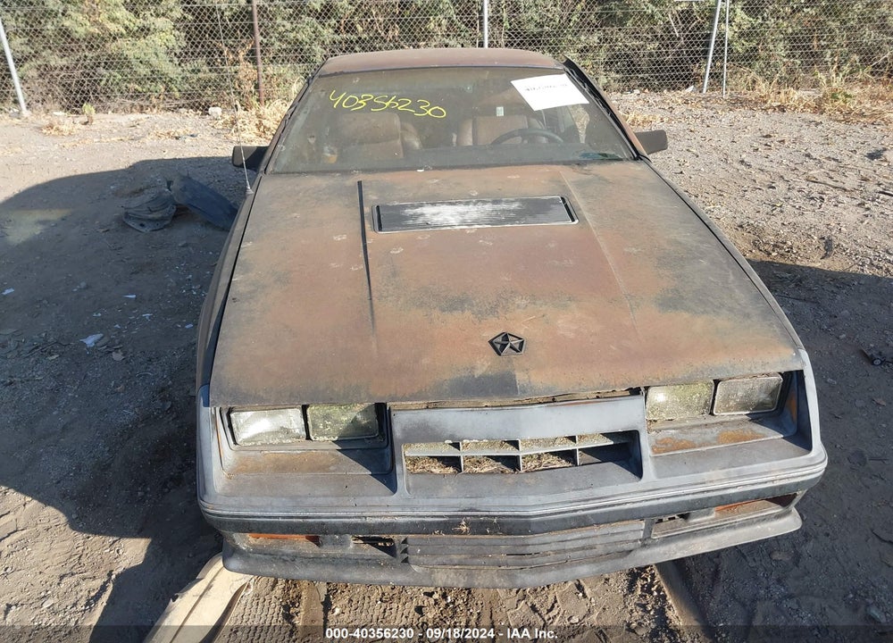 1984 DODGE DAYTONA TURBO VIN: 1B3BA64E2EG244070