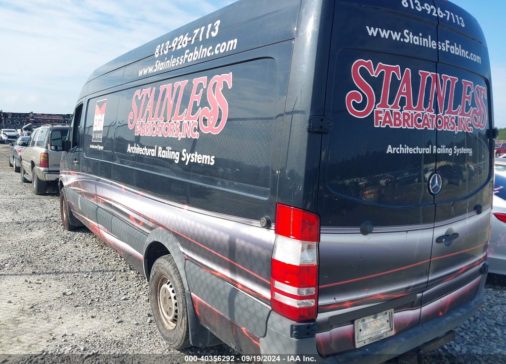 2013 MERCEDES-BENZ SPRINTER 2500 HIGH ROOF VIN: WD3PE8CC6D5763051