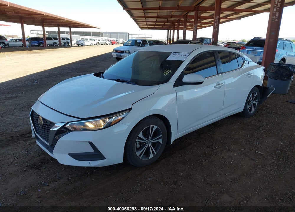 2021 NISSAN SENTRA SV XTRONIC CVT VIN: 3N1AB8CV8MY290636