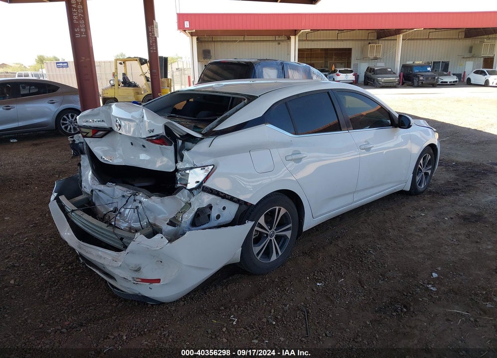 2021 NISSAN SENTRA SV XTRONIC CVT VIN: 3N1AB8CV8MY290636