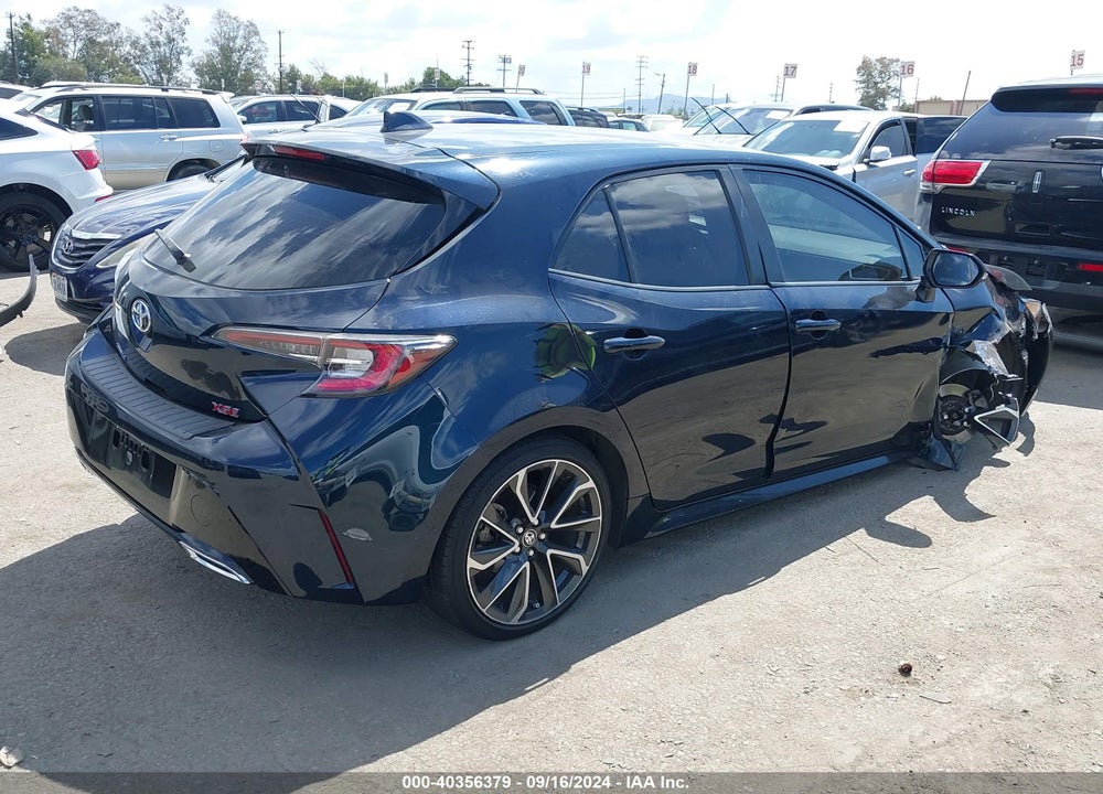 2019 TOYOTA COROLLA XSE VIN: JTNK4RBEXK3032400