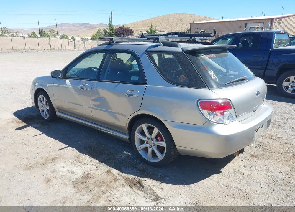 2007 SUBARU IMPREZA WRX LIMITED VIN: JF1GG74627G808214
