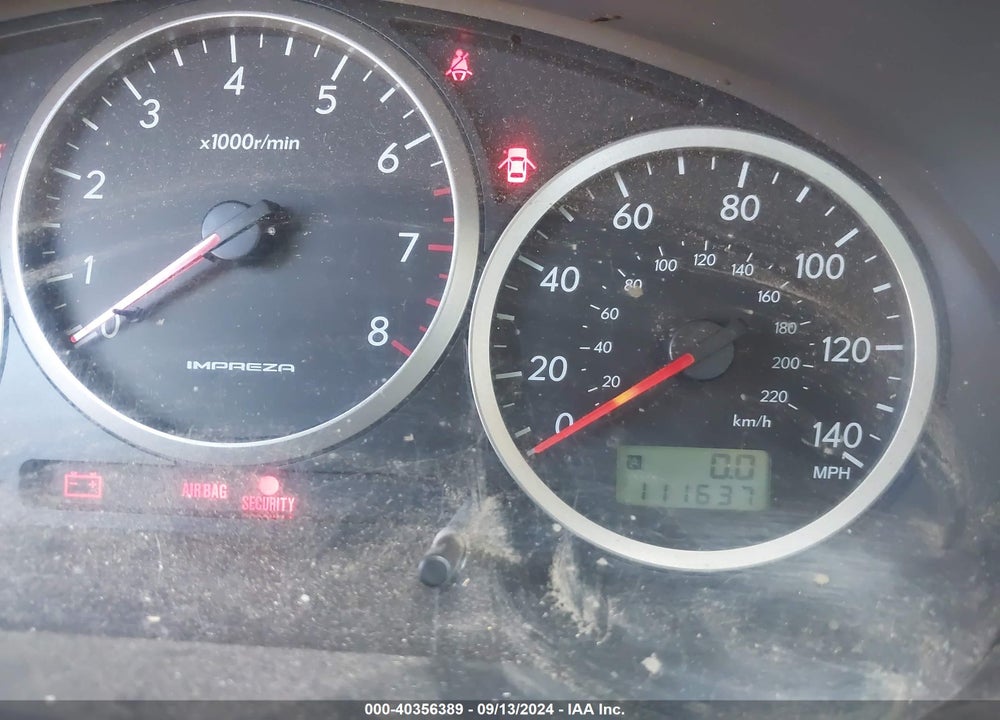 2007 SUBARU IMPREZA WRX LIMITED VIN: JF1GG74627G808214