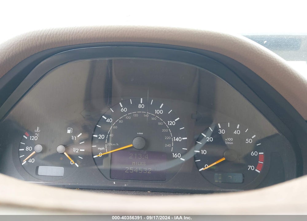 2001 MERCEDES-BENZ E 430 VIN: WDBJF70J71B182627