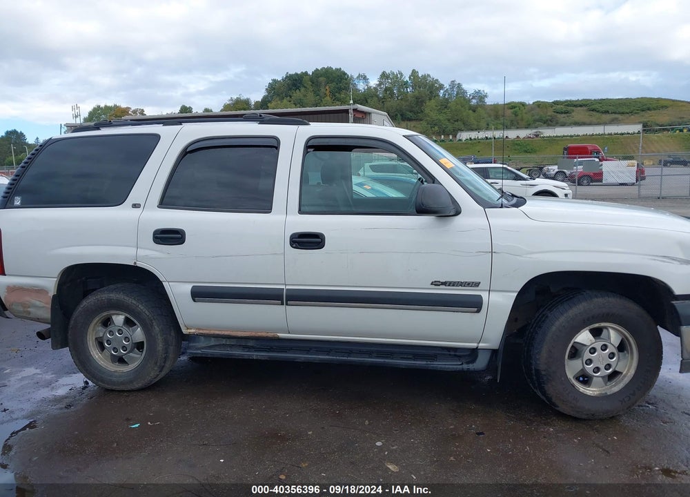 2002 CHEVROLET TAHOE LS VIN: 1GNEK13Z82J138065