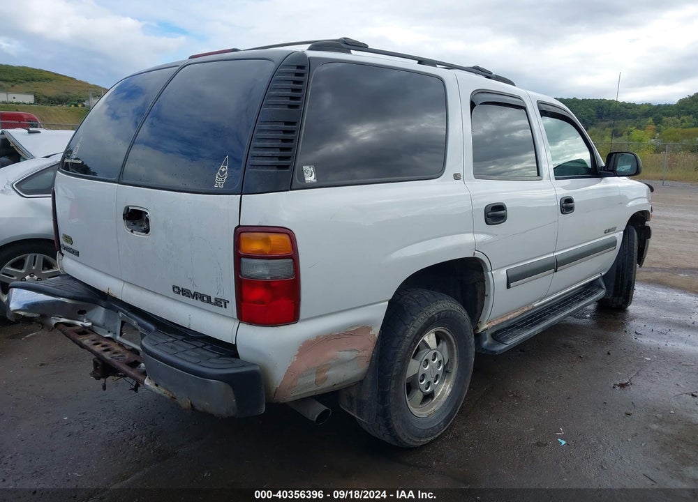 2002 CHEVROLET TAHOE LS VIN: 1GNEK13Z82J138065