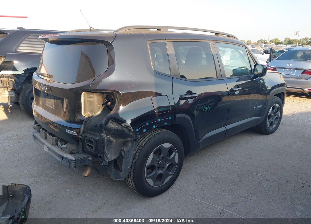 2015 JEEP RENEGADE LATITUDE VIN: ZACCJABH6FPB79425
