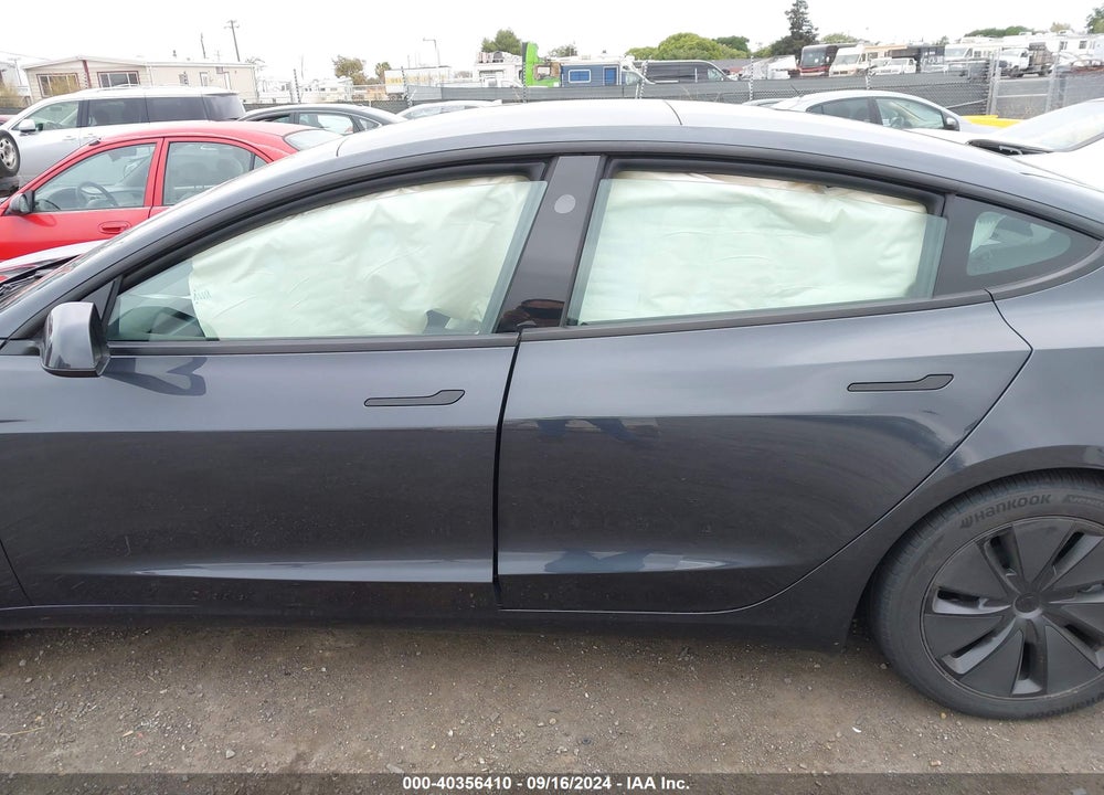 2024 TESLA MODEL 3 REAR-WHEEL DRIVE VIN: 5YJ3E1EA2RF725796