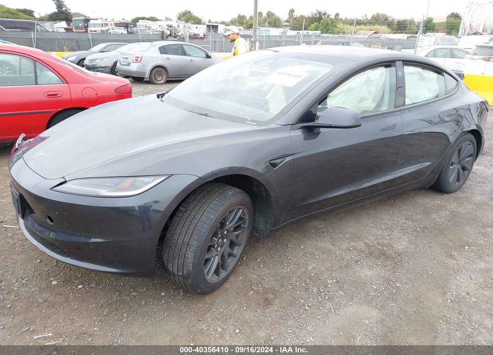 2024 TESLA MODEL 3 REAR-WHEEL DRIVE VIN: 5YJ3E1EA2RF725796