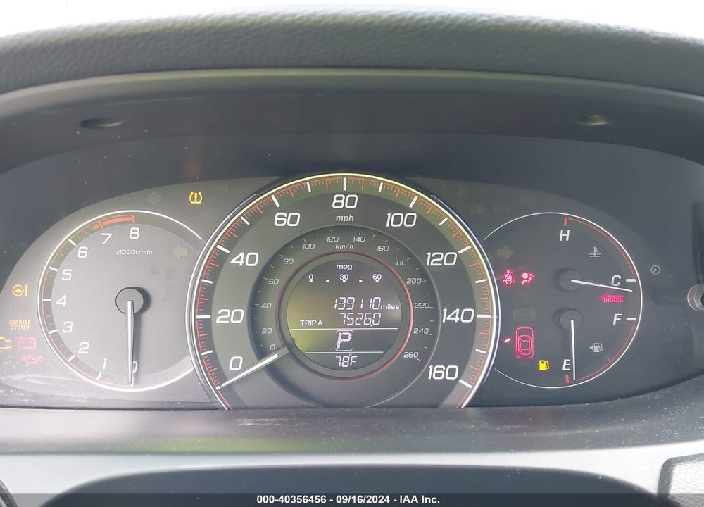 2015 HONDA ACCORD EX-L V-6 VIN: 1HGCT2B89FA007858