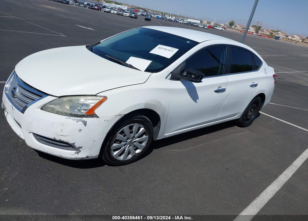 2014 NISSAN SENTRA S VIN: 3N1AB7APXEY328870
