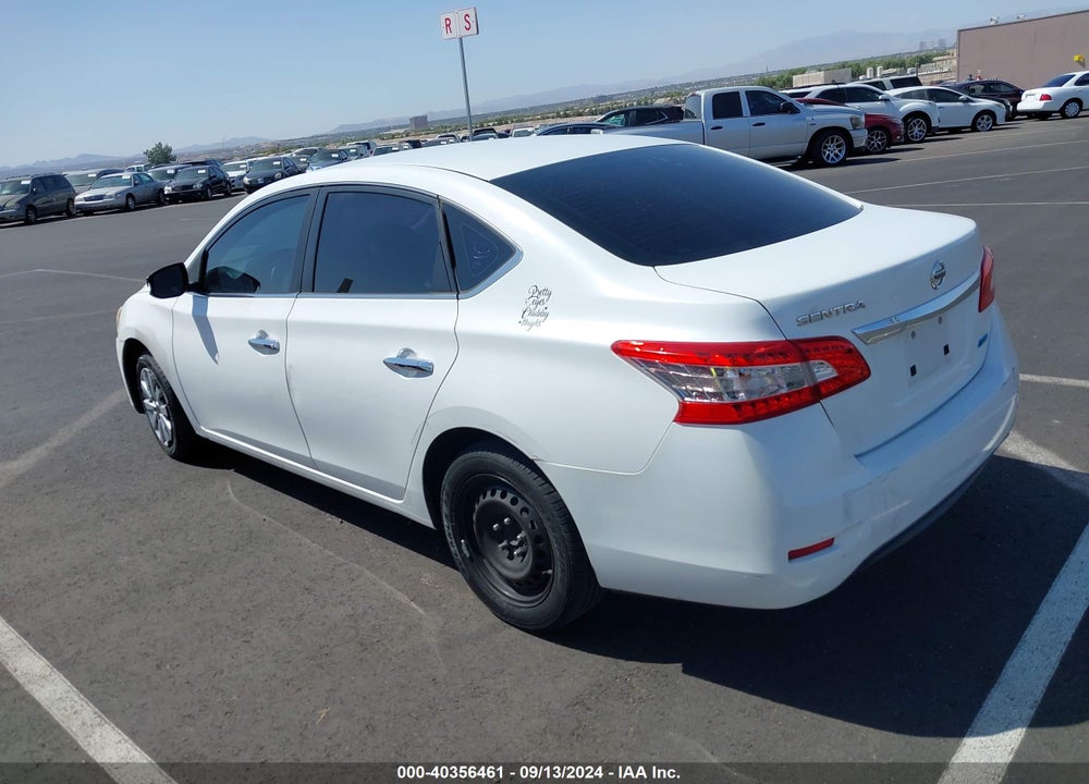 2014 NISSAN SENTRA S VIN: 3N1AB7APXEY328870