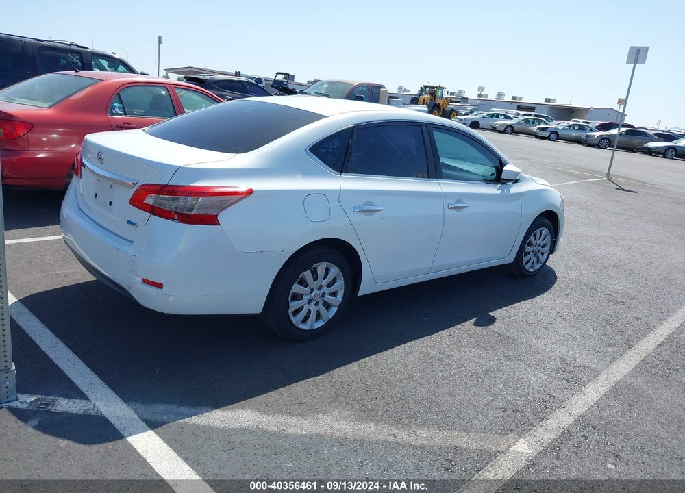 2014 NISSAN SENTRA S VIN: 3N1AB7APXEY328870