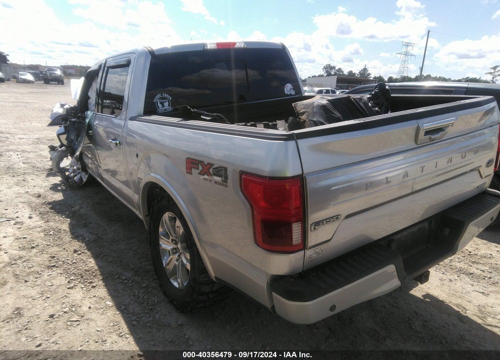 2019 FORD F-150 PLATINUM VIN: 1FTEW1E49KFA84891