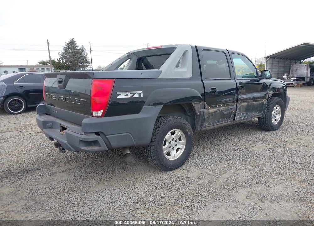 2003 CHEVROLET AVALANCHE 1500 VIN: 3GNEK13T13G119498