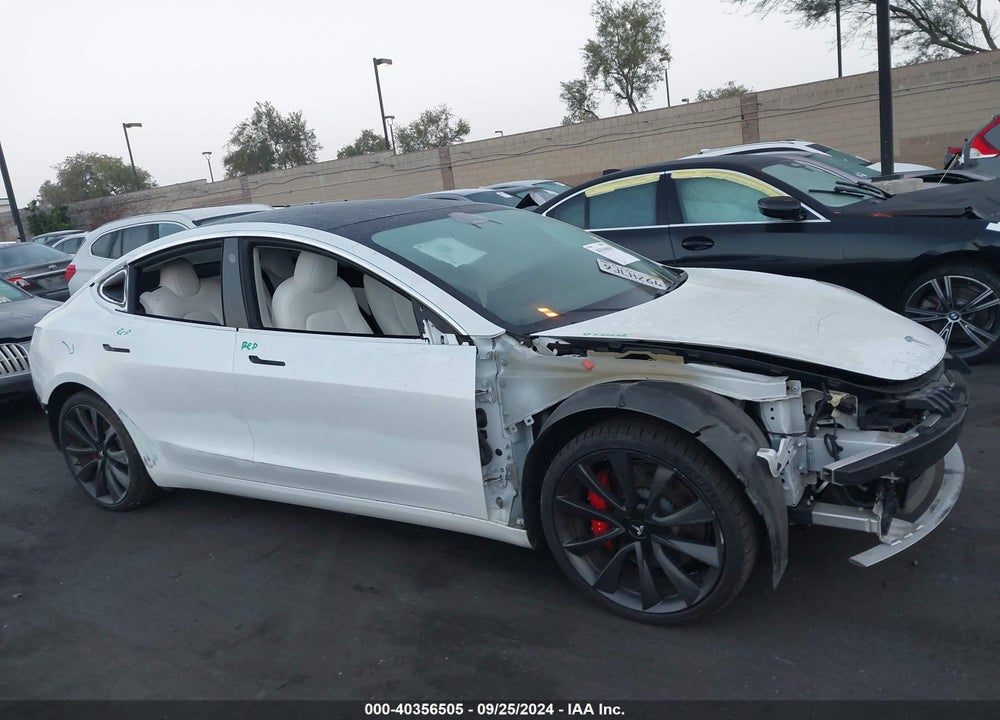 2020 TESLA MODEL 3 PERFORMANCE DUAL MOTOR ALL-WHEEL DRIVE VIN: 5YJ3E1EC5LF642243