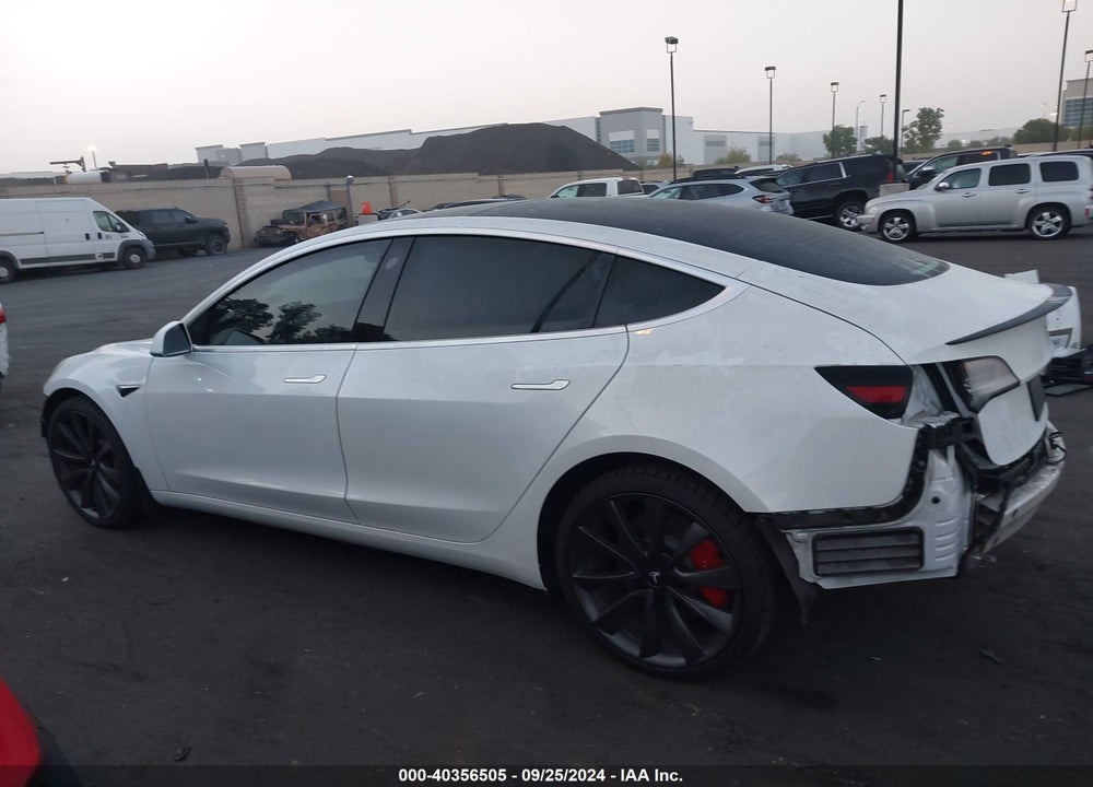 2020 TESLA MODEL 3 PERFORMANCE DUAL MOTOR ALL-WHEEL DRIVE VIN: 5YJ3E1EC5LF642243