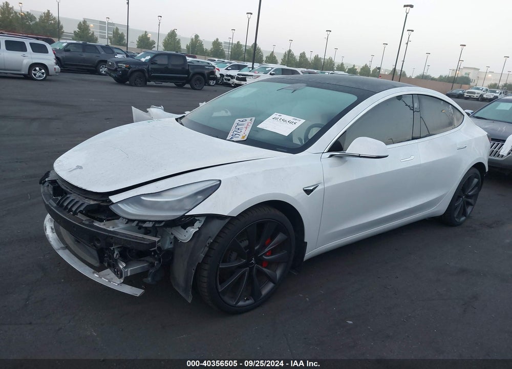 2020 TESLA MODEL 3 PERFORMANCE DUAL MOTOR ALL-WHEEL DRIVE VIN: 5YJ3E1EC5LF642243