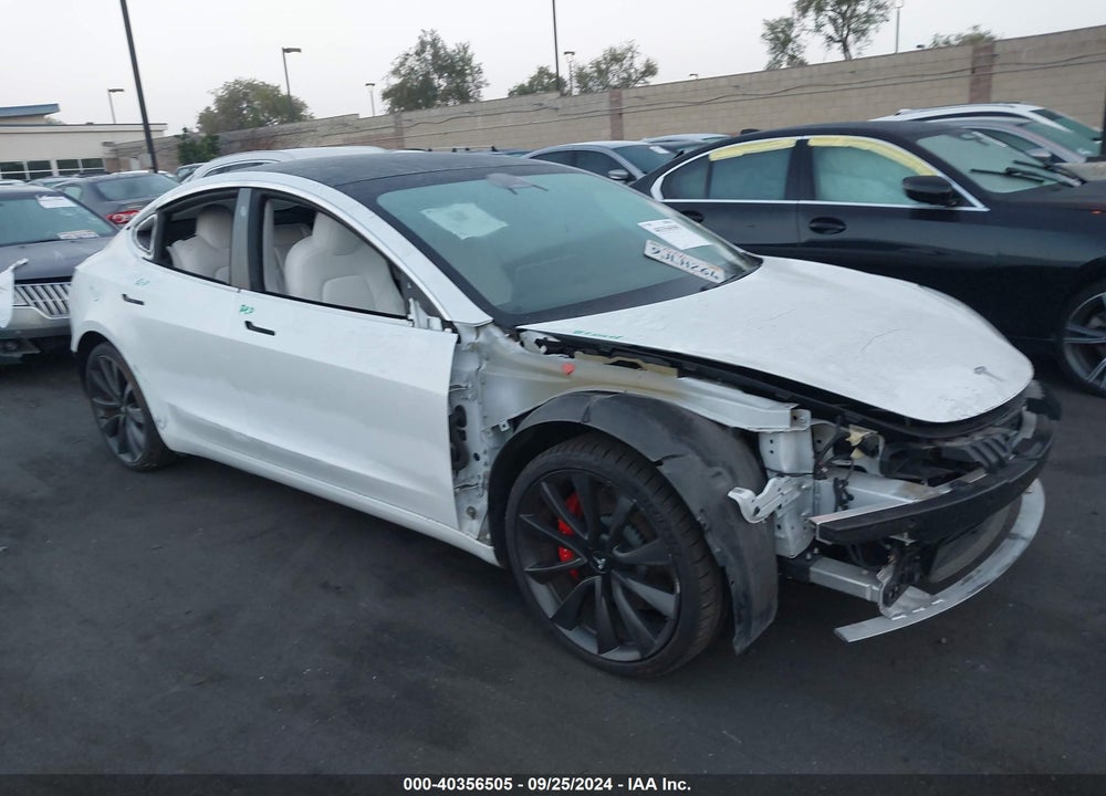 2020 TESLA MODEL 3 PERFORMANCE DUAL MOTOR ALL-WHEEL DRIVE VIN: 5YJ3E1EC5LF642243