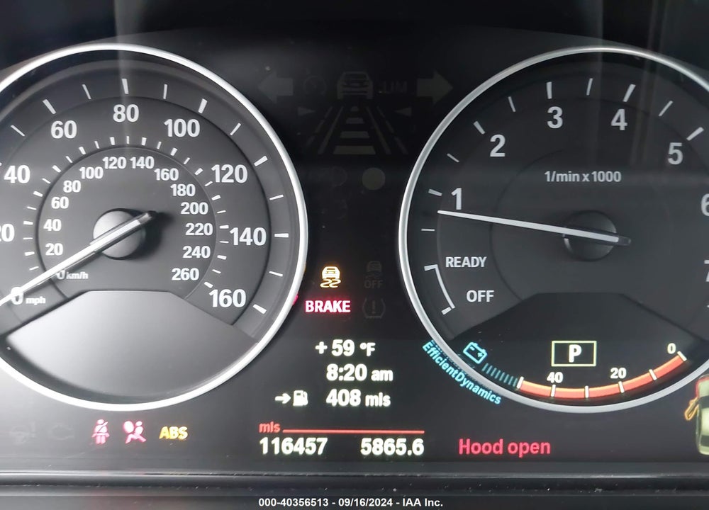 2013 BMW 320I VIN: WBA3B1C50DF461820