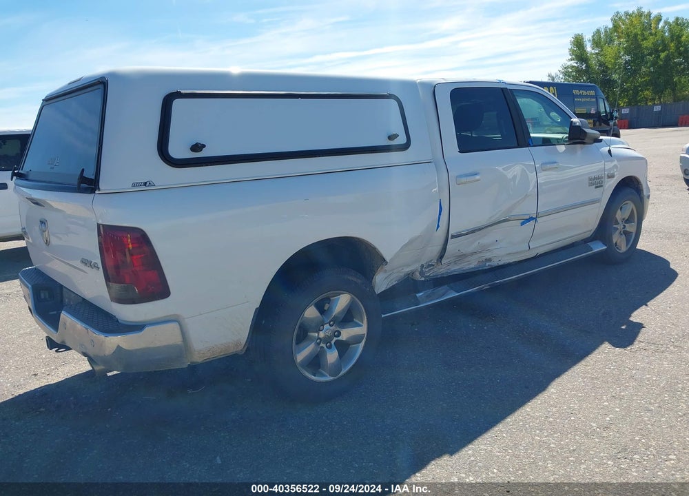 2019 RAM 1500 CLASSIC BIG HORN 4X4 6'4 BOX VIN: 1C6RR7TT0KS518393