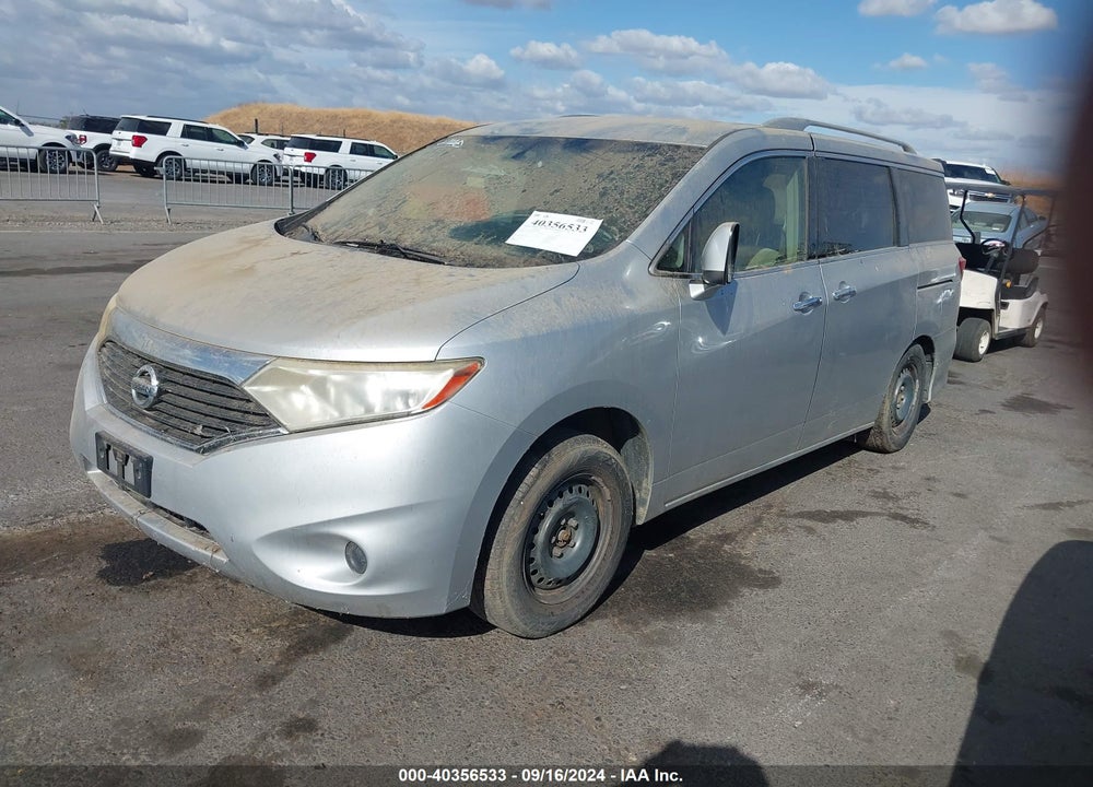 2012 NISSAN QUEST S VIN: JN8AE2KP9C9041842