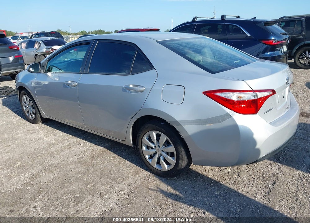 2015 TOYOTA COROLLA LE VIN: 5YFBURHE0FP280762