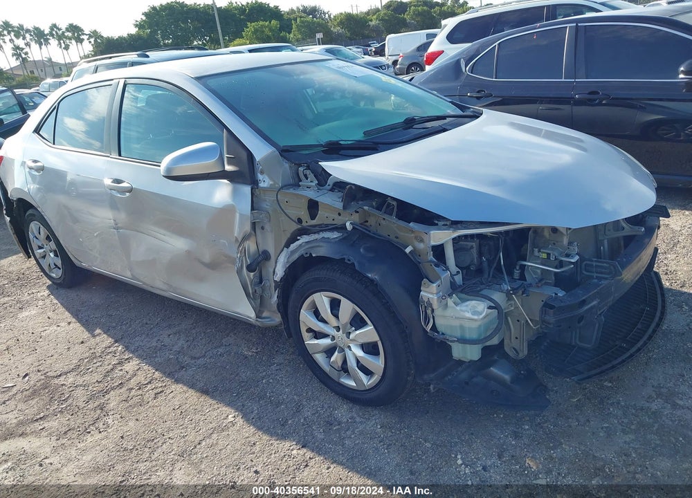 2015 TOYOTA COROLLA LE VIN: 5YFBURHE0FP280762
