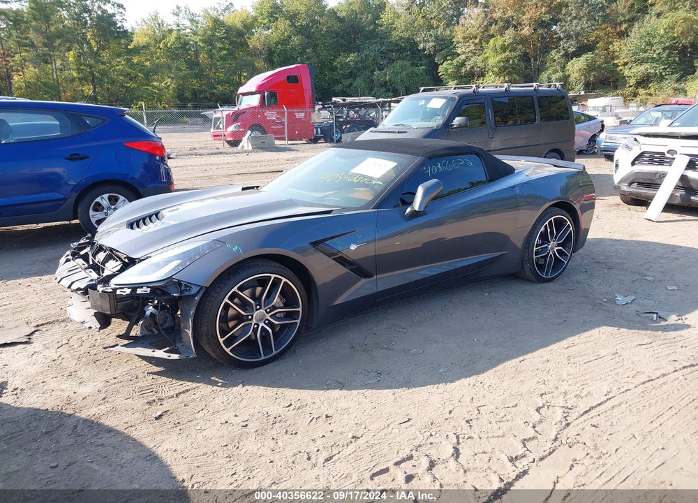 2014 CHEVROLET CORVETTE STINGRAY VIN: 1G1YF3D77E5110816
