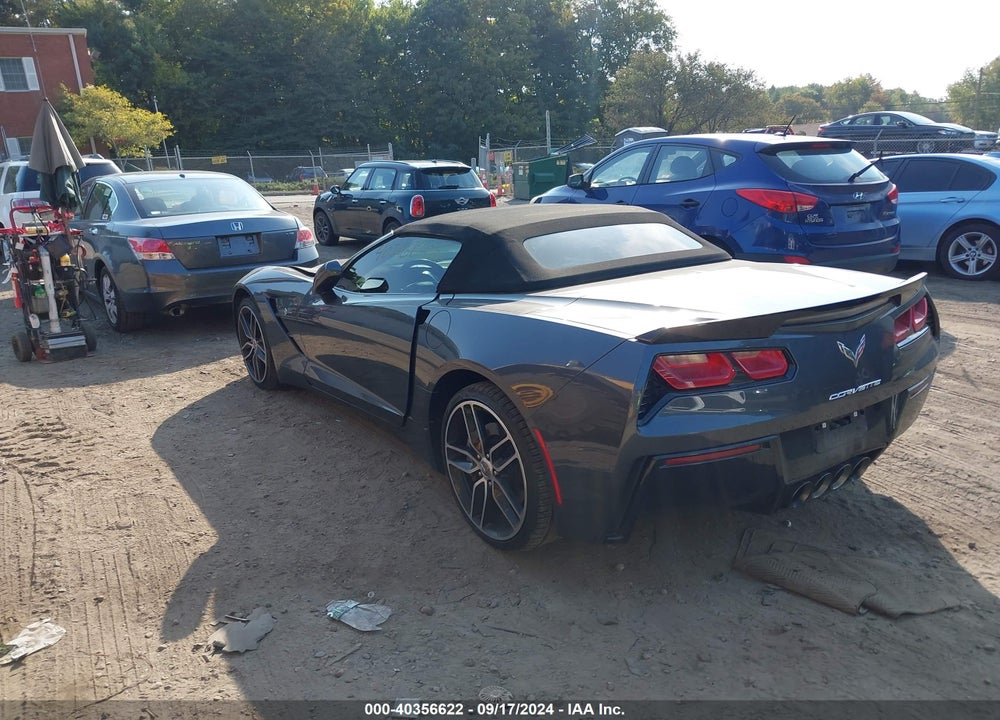 2014 CHEVROLET CORVETTE STINGRAY VIN: 1G1YF3D77E5110816