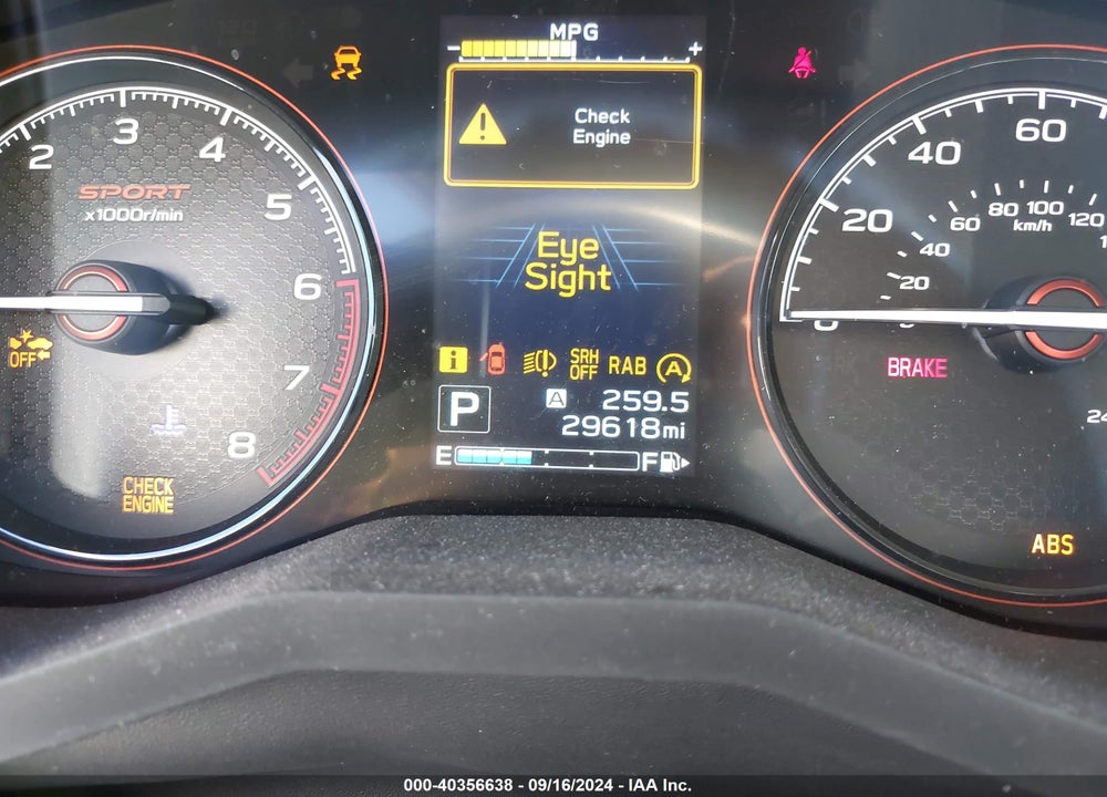 2021 SUBARU FORESTER SPORT VIN: JF2SKARC1MH456023