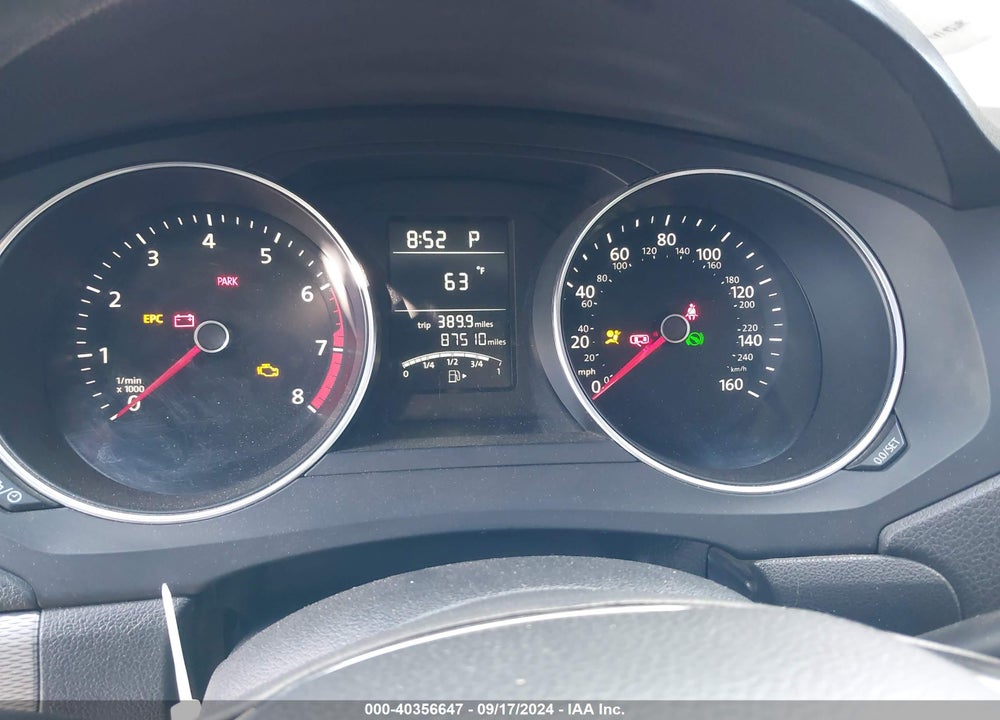 2017 VOLKSWAGEN JETTA 1.4T S VIN: 3VW2B7AJ8HM291890