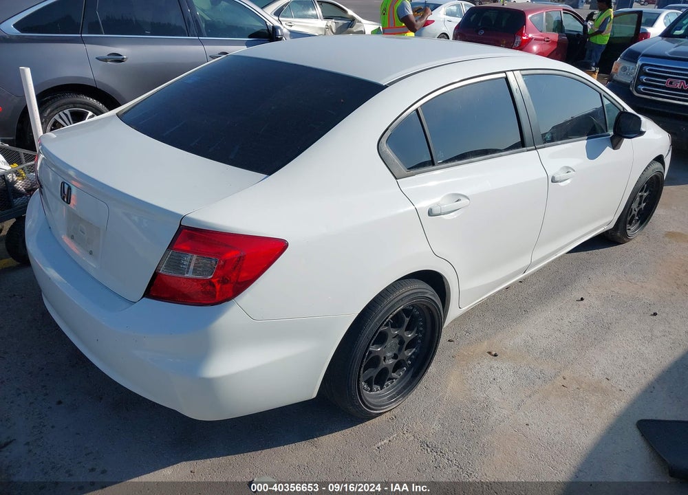 2012 HONDA CIVIC LX VIN: 2HGFB2F59CH609785