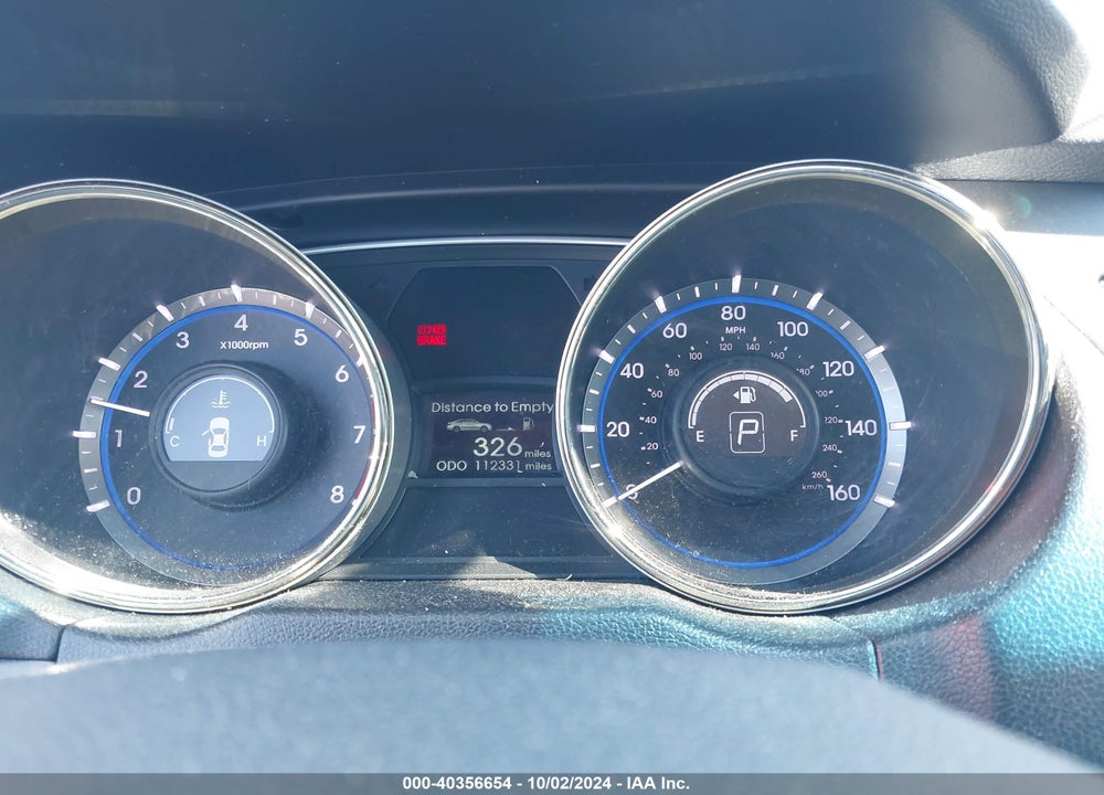 2013 HYUNDAI SONATA GLS VIN: 5NPEB4AC1DH616587