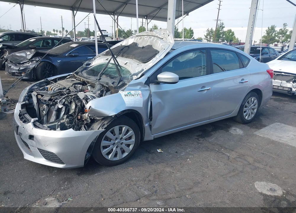 2016 NISSAN SENTRA S VIN: 3N1AB7AP2GY265847