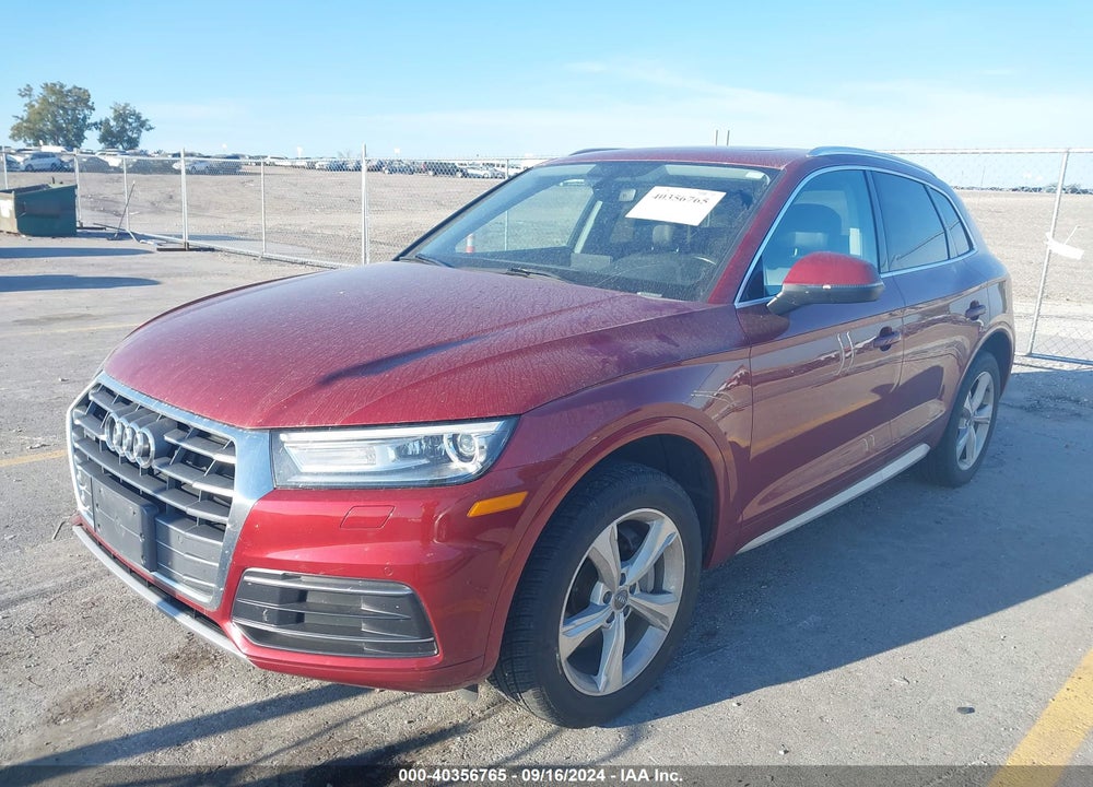 2018 AUDI Q5 2.0T PREMIUM/2.0T TECH PREMIUM VIN: WA1BNAFY6J2017656