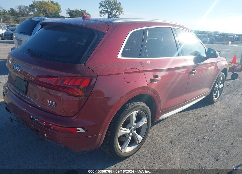 2018 AUDI Q5 2.0T PREMIUM/2.0T TECH PREMIUM VIN: WA1BNAFY6J2017656