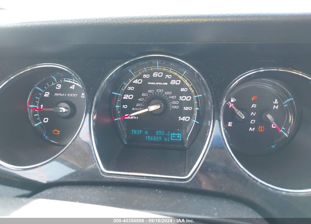 2011 FORD TAURUS LIMITED VIN: 1FAHP2JW1BG110603