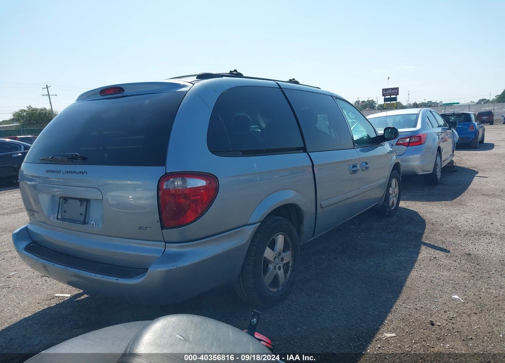 2006 DODGE GRAND CARAVAN SXT VIN: 2D4GP44LX6R649361