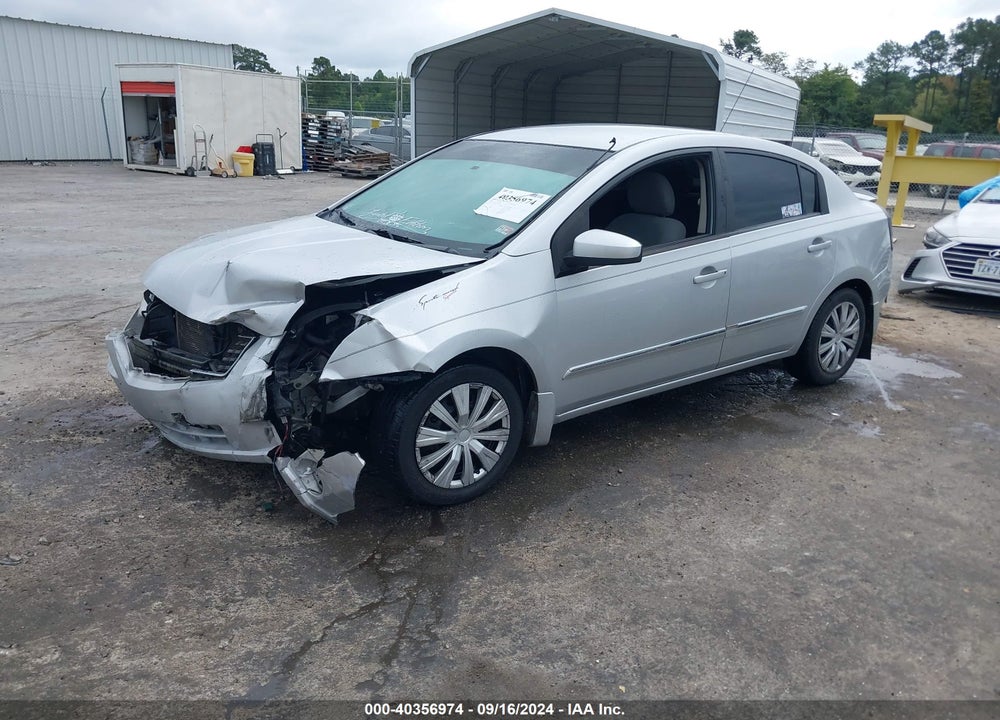 2012 NISSAN SENTRA 2.0 S VIN: 3N1AB6APXCL752814