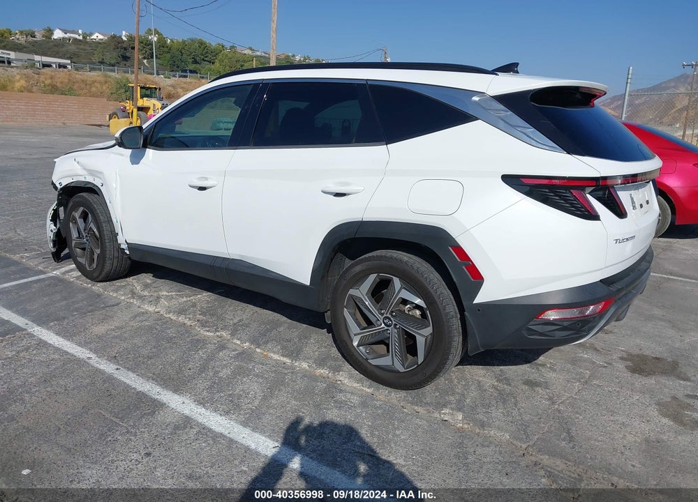 2022 HYUNDAI TUCSON LIMITED VIN: 5NMJECAE8NH091561