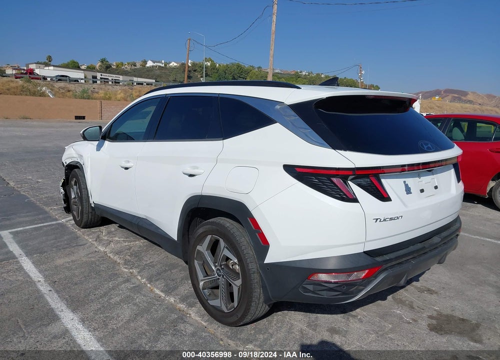 2022 HYUNDAI TUCSON LIMITED VIN: 5NMJECAE8NH091561