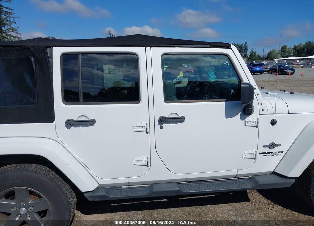 2012 JEEP WRANGLER UNLIMITED SPORT VIN: 1C4BJWDG5CL290433